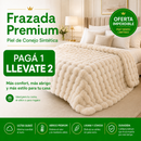 Frazada Premium Piel de Conejo Sintética (PAGÁ 1 LLEVATE 2)